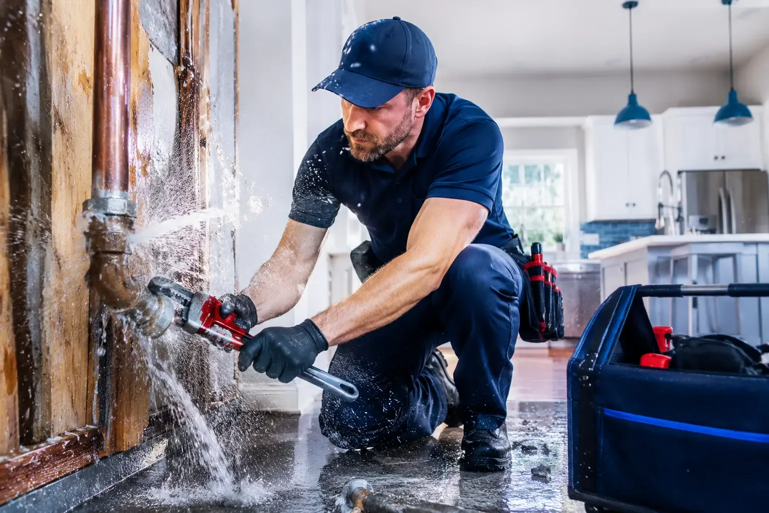 Emergency pipe repair in Rhode Island